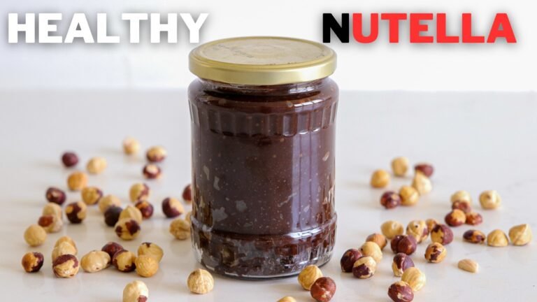 Healthier Nutella Recipe: Homemade Hazelnut Chocolate Spread