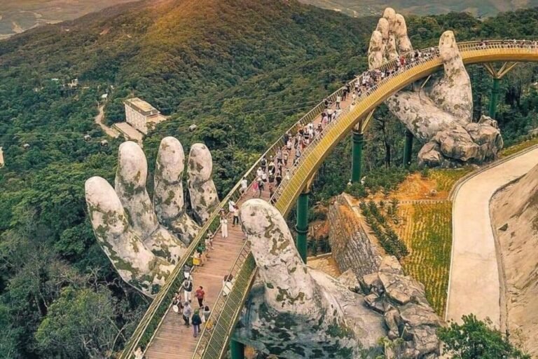 The Golden Bridge in Vietnam: A Marvel of Modern Architecture and Natural Beauty