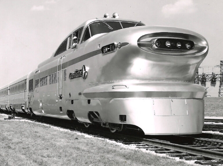 The 1950 Rock Island GM Aerotrain: A Marvel of Modern Rail Design