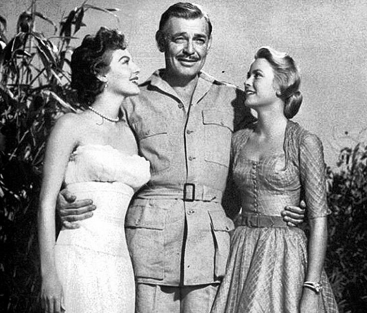 Behind the Scenes of “Mogambo”: Clark Gable and His Co-Stars