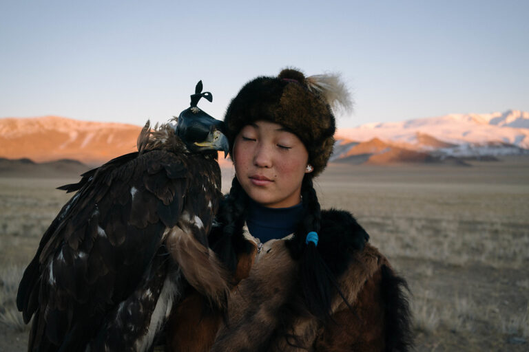 The Last Eagle Hunters of Mongolia: Zamanbol and Her Golden Eagle