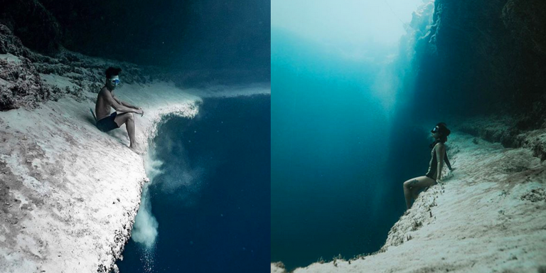 Sitting on the Edge of an Underwater Cliff: A Dive into the Deep