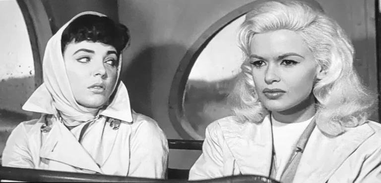 Joan Collins and Jayne Mansfield on the Set of The Wayward Bus (1957): Glamour Behind the Scenes