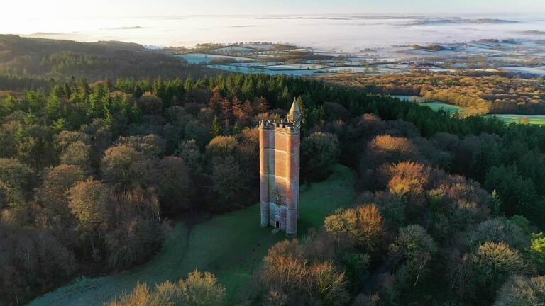 Discover King Alfred’s Tower: The Real “Rapunzel” Tower in Somerset