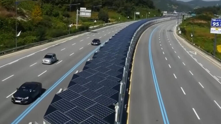 Solar Panels on Highways: South Korea’s Innovative Solution for Clean Energy and Cycling Safety